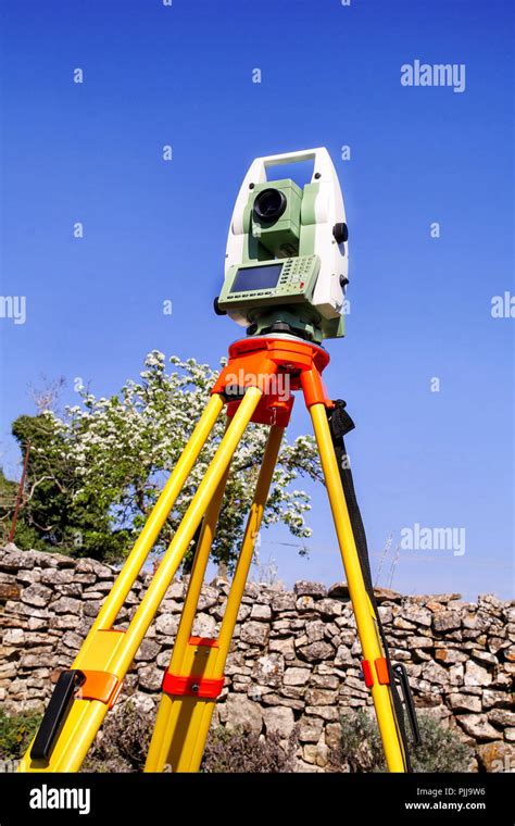 total station surveying.